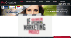 Desktop Screenshot of pro-creative.com