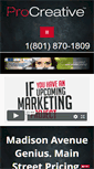 Mobile Screenshot of pro-creative.com